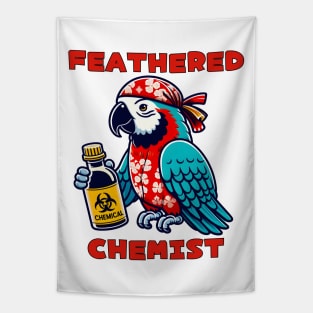 Chemistry parrot Tapestry