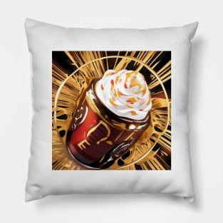 Coffee Cafeteria Since Retro Vintage Pillow