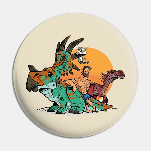 Dino Fun: Unexpected Adventures Pin by WorldDinosaurs