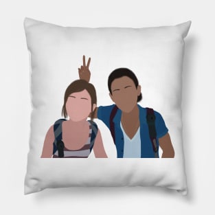 The Last of Us© Left Behind Ellie and Riley Photo Booth Fan Art Pillow