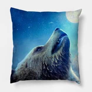 Serenading the Moon Pillow