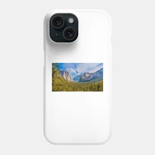 Yosemite Valley Painting Phone Case