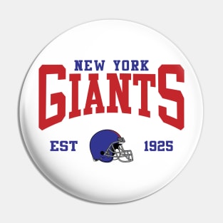 Retro New York Football Pin