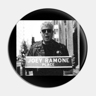 WHITE BOURDAIN PUNK ROCK PLEACE Pin