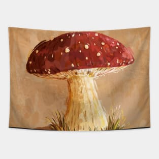 Fly Agaric Mushroom Painting Tapestry