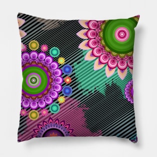 Colorful motif Pillow