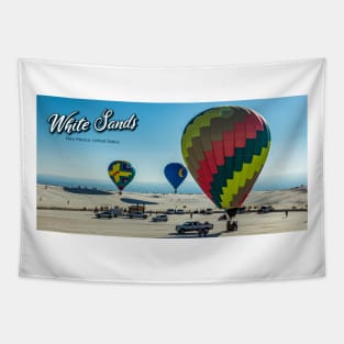 White Sands Hot Air Balloon Invitational Tapestry