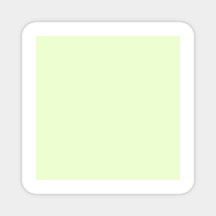 Soft Pale Celery Green Pastel Solid Color Magnet