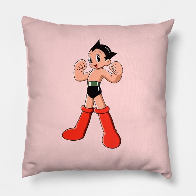 AstroBoy is Ready Pillow by offsetvinylfilm