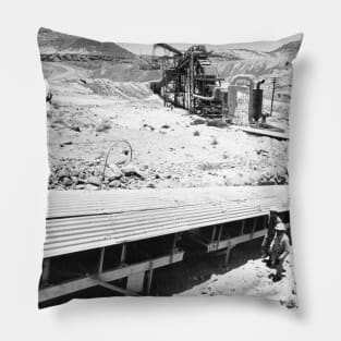 Peruvian Copper Mine Pillow