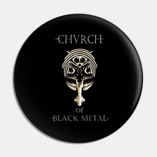 Church of Black Metal Pin