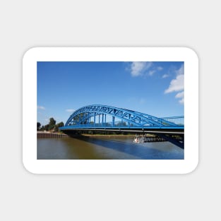 Germany; Nienburg; weser Lower Saxony; City; Flow; Bridge; Weser Bridge Magnet