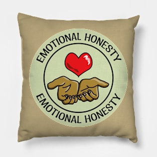 Emotional Honesty Badge Pillow