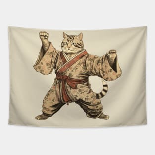 Edo cat Tapestry