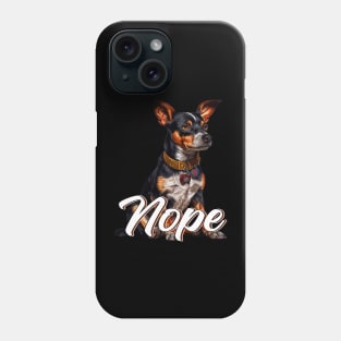 Whimsical Wonders Rat Terriers Whimsy Poster Phone Case