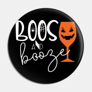 Boos and booze Pin