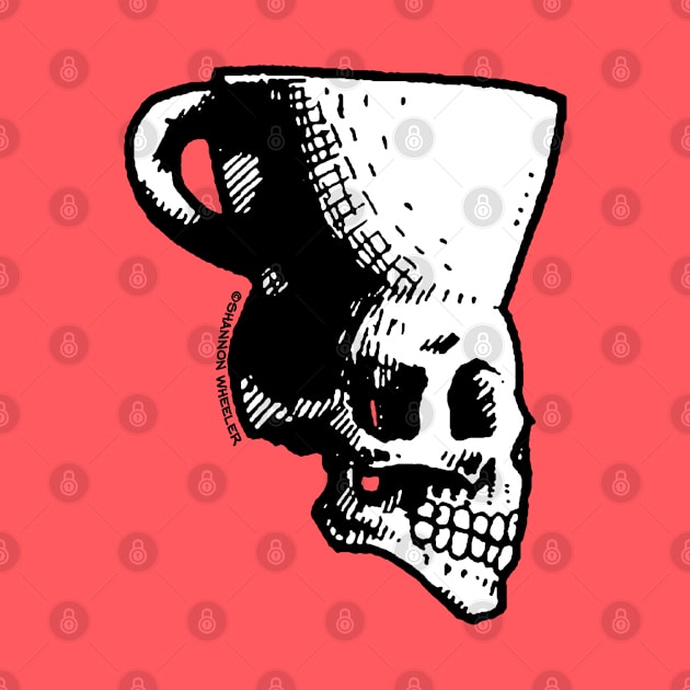 Coffee Skull by ShannonWheeler