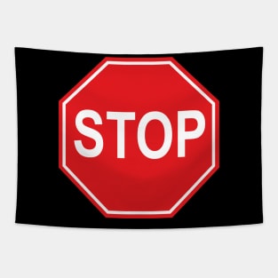 Stop Sign Tapestry