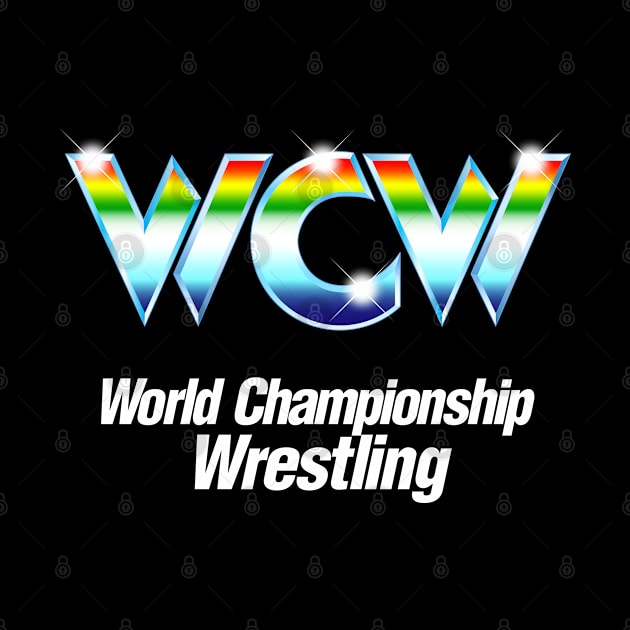 WCW Rainbow Logo by Authentic Vintage Designs