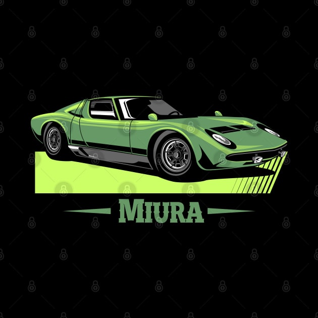 Lamborghini Miura Green by aredie19