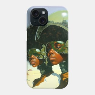 We Are Floating In Space - 50 - Sci-Fi Inspired Retro Artwork Phone Case