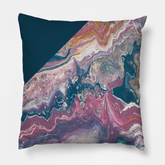 Artemis Acrylic Color Block Pillow by MidnightCoffee