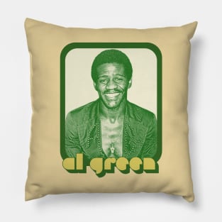 Al Green /// Retro Aesthetic Fan Design Pillow