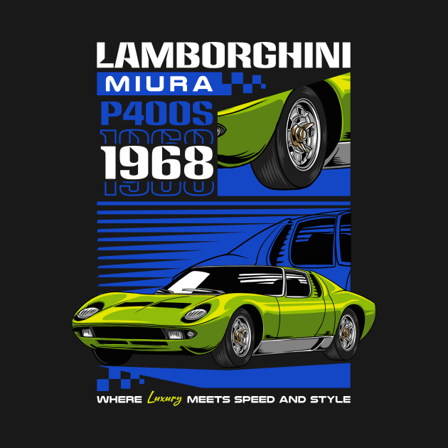 Iconic Miura Car by milatees