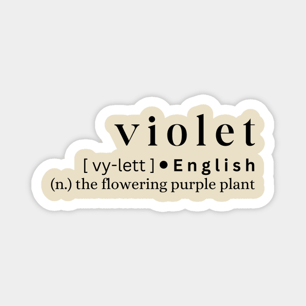 Violet Magnet by MajesticWords