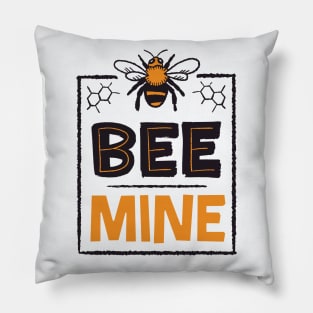 Bee Mine | Cute Valentine's Day Bee Pillow