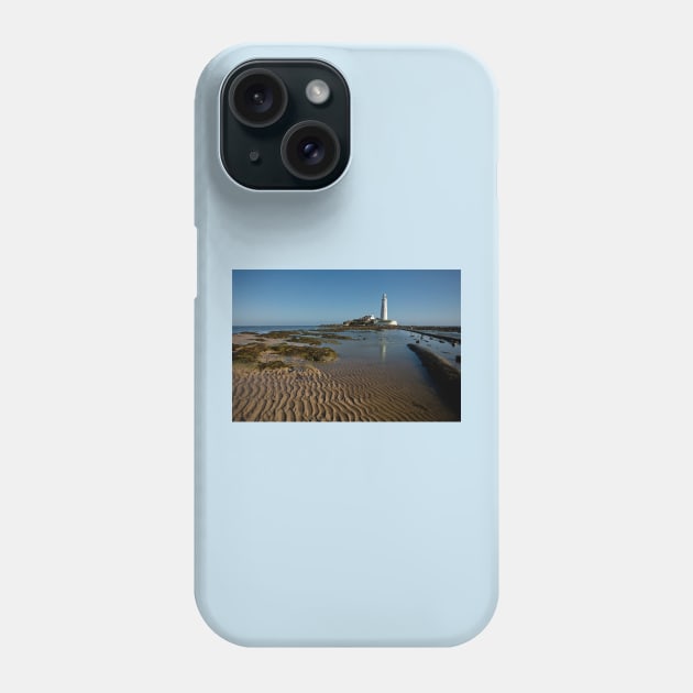 Ripples and Reflections at St Mary's Island Phone Case by Violaman