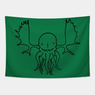 Cthulmoose Tapestry