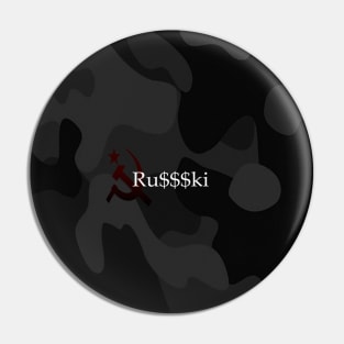 Russian camouflage Pin