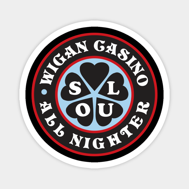 Wigan Casino All Nighter Magnet by RussellTateDotCom