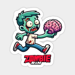 Zombie Run Magnet