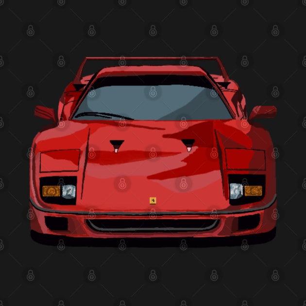 Ferrari F40 by SwasRasaily