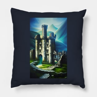 Old castle Pillow