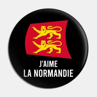 J'aime la Normandie - Normandie France Region Pin