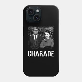 Cary and Audrey Elegance Charades Vintage Film Couture Collection Phone Case