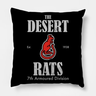 Desert Rats (distressed) Pillow