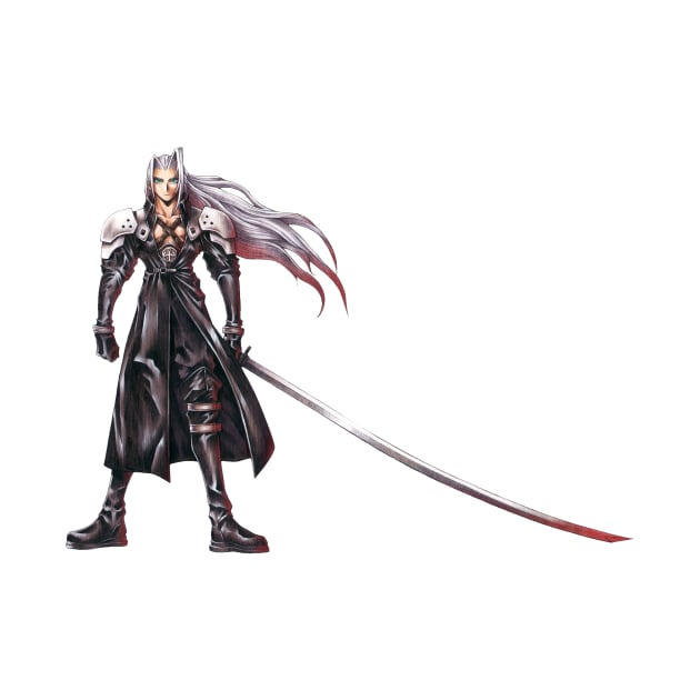 Final Fantasy VII - Sephiroth by thethirddriv3r