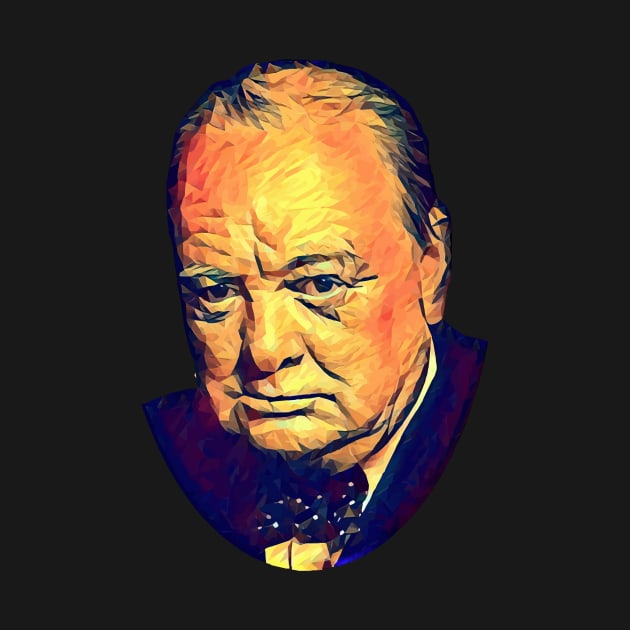 Winston Churchill Polypaint by jph