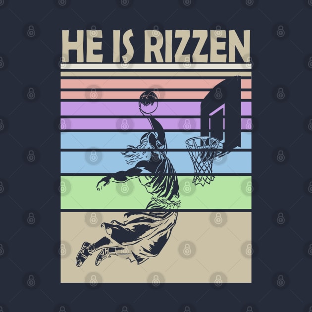 He is rizzen by LEGO