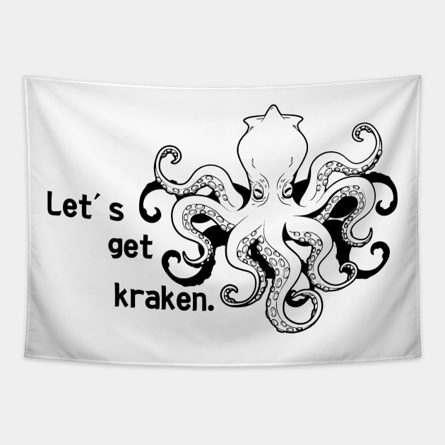 Let's get kraken Tapestry by KwaaiKraai