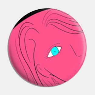 Portrait in Pink Pin