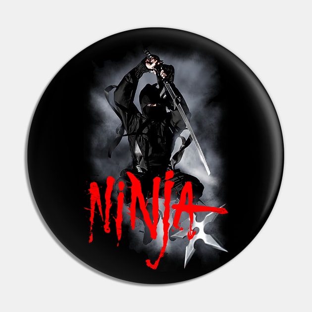 The Ninja Martial Arts Pin by 8 Fists of Tees