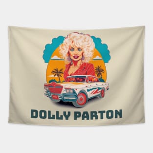 dolly vector summer  //retro v9 Tapestry