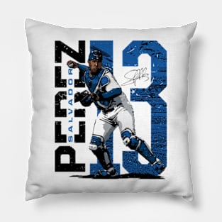 Salvador Perez Kansas City Stadium Pillow