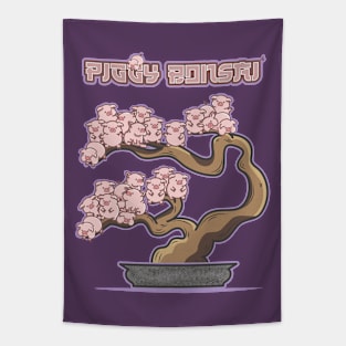 Piggy bonsai Tapestry