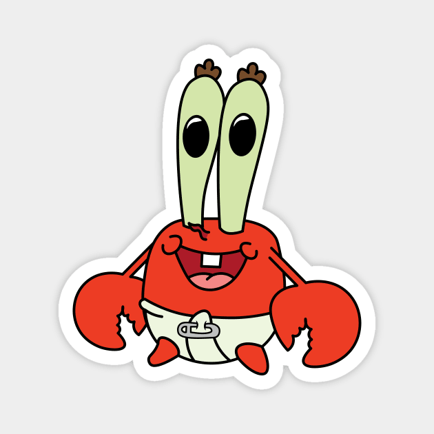 Baby Mr. Krabs Magnet by Sobchishin